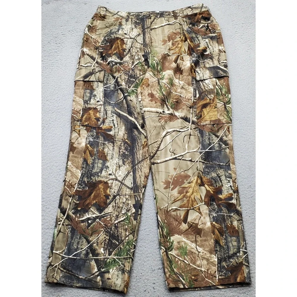 Cabela's Hunting Cargo Pants Mens 38 Multi AP Camo Realtree Straight Leg Hiking